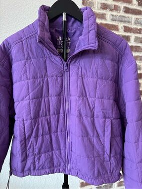 Ultra Light Packable Purple Quilt Jacket by Love Tree - Womens Size Large